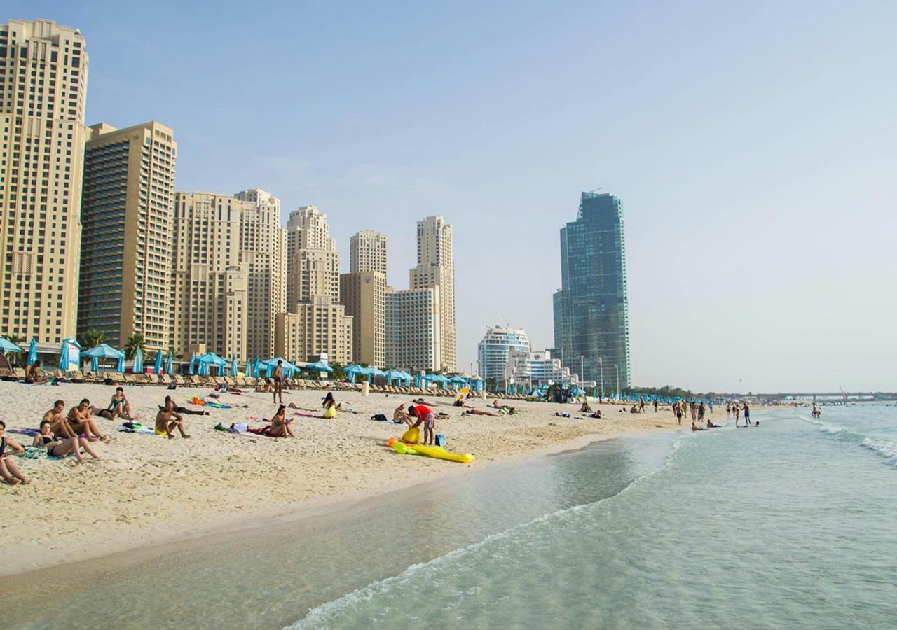 Walk To The Beach Or Enjoy The Amazing View From The Balcony Apartment Dubai Exterior photo